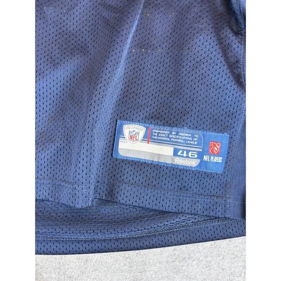 Reebok NFL Aaron Rodgers #12 Packers Throwback Jersey Shirt Mens Size 46 Blue - Picture 6 of 9